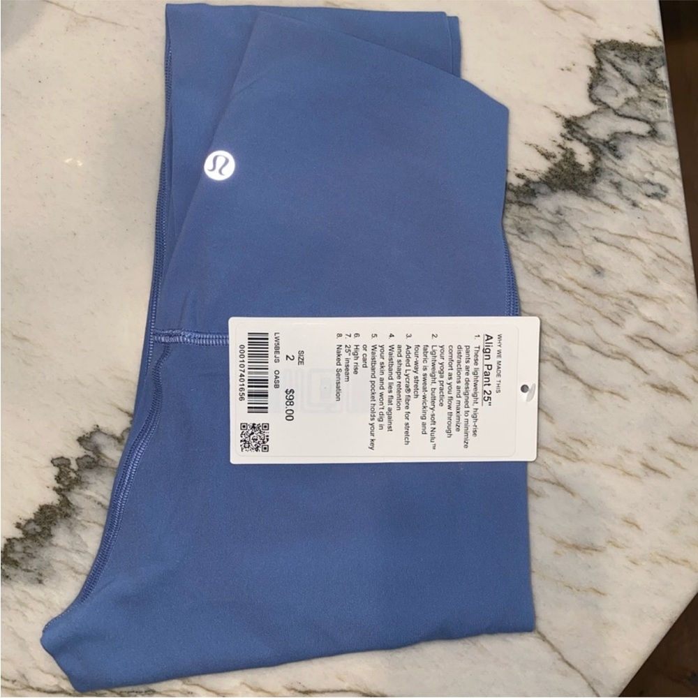 Lululemon Oasis Blue Leggings Align